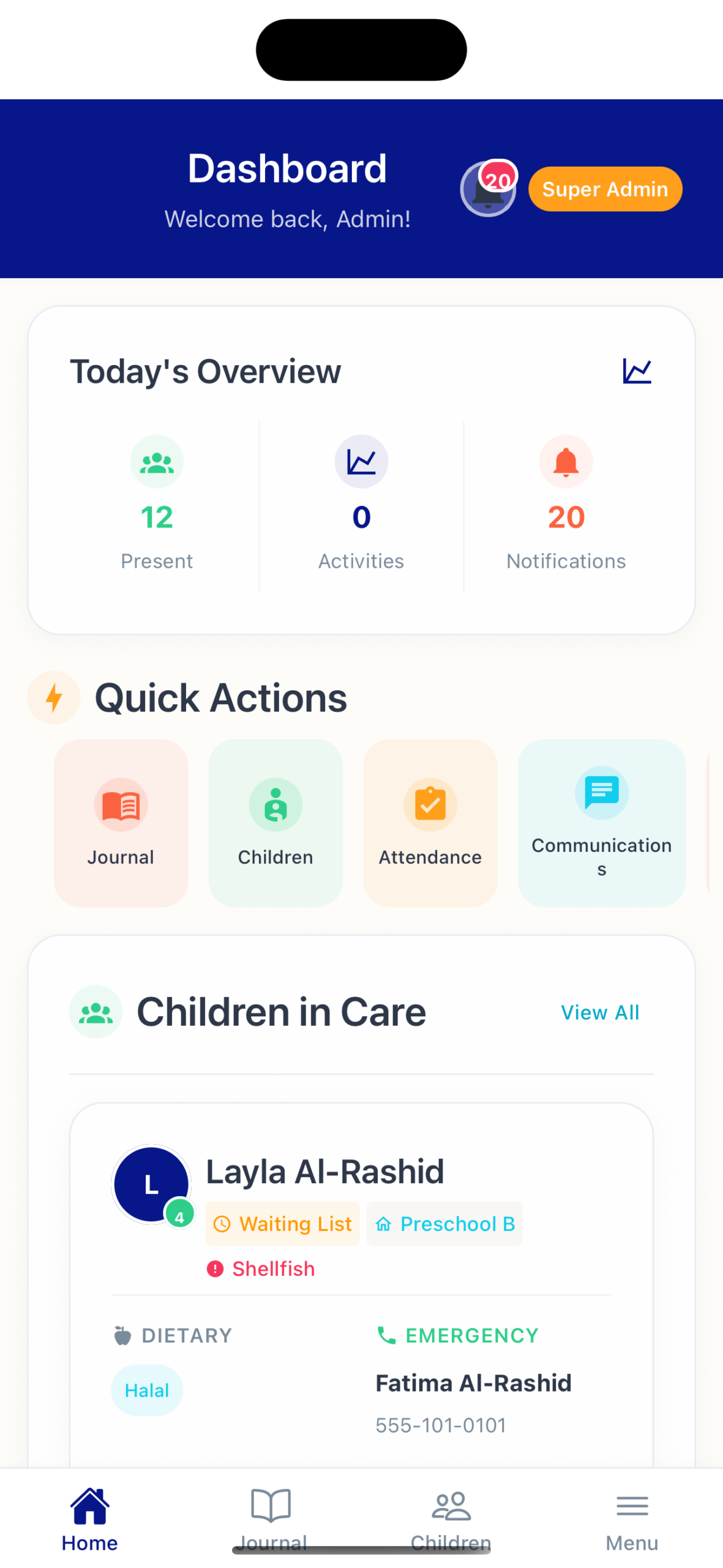 Simple Easy to use a dashboard.