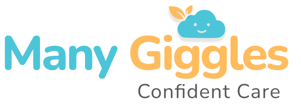 Many Giggles Logo.